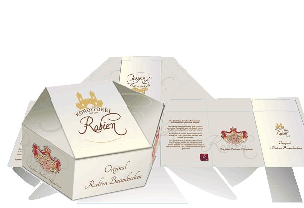 Konditorei Rabien Baumkuchen Verpackung