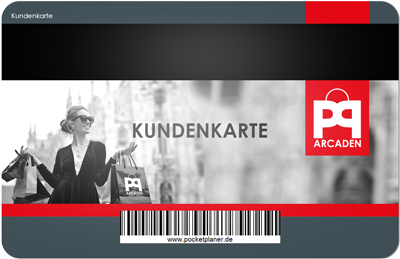 Kundenkarte für ein Shopping-Center