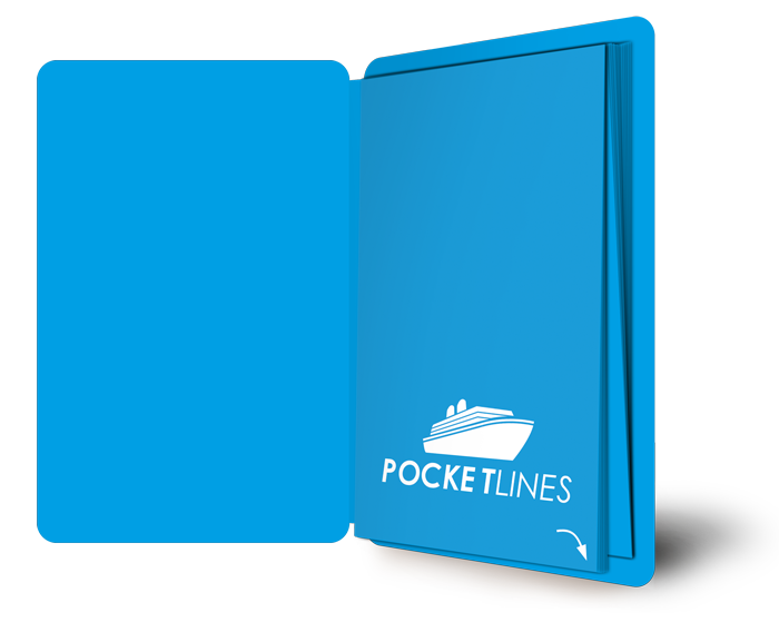 PocketPlaner mit Einstecklasche für ein Kreuzfahrtschiff