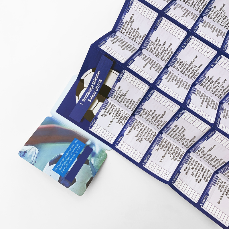 Bundesliga-Planer PocketPlaner als Bundesliga-Spielplan